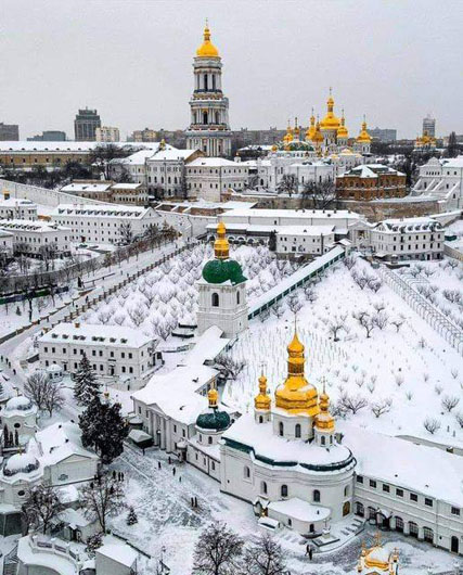 Image - The Kyivan Cave Monastery (aerial panorama).